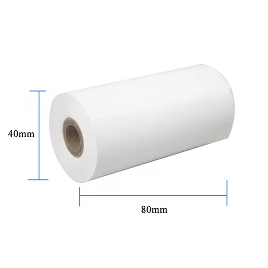 Thermal Paper Roll 80 x 40 mm, 55gsm, 100 rolls/Box