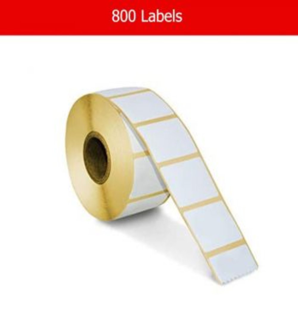 Barcode Direct Thermal Labels 58MM x 39MM, 800 Labels per Roll, 40 mm Core, 60 Rolls