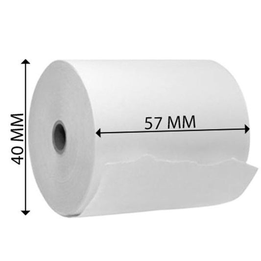 57x40mm Thermal Rolls – (100 PCs Box) for Credit Card & Debit Card Machines